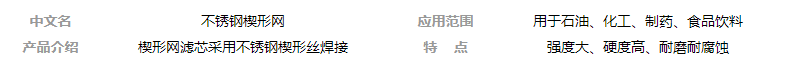 不銹鋼楔形網(wǎng)濾芯的優(yōu)勢(shì)_http://www.vfffvrh.cn_新聞資訊_第1張